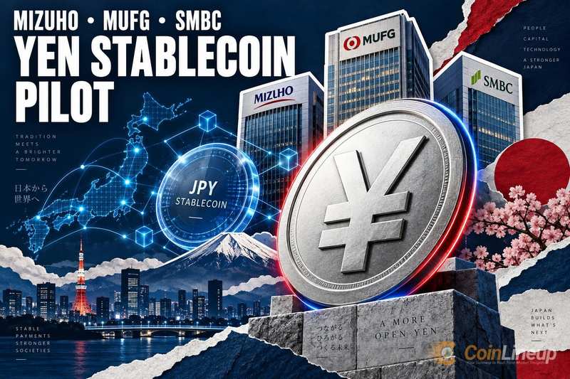 瑞穗、三菱UFJ和SMBC完成日元稳定币试点