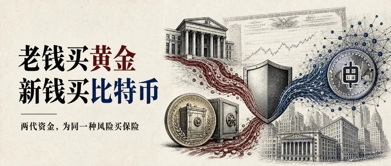 黄金+比特币双大涨：两代资金正在为同一种风险买单