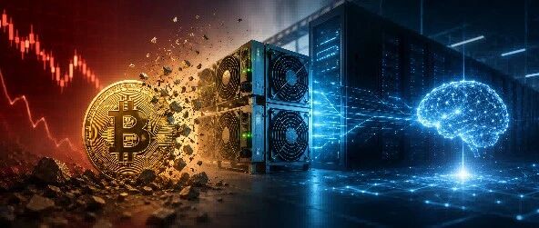 比特币下跌44%，矿企股价却大涨90%：向AI转型是背后全部答案