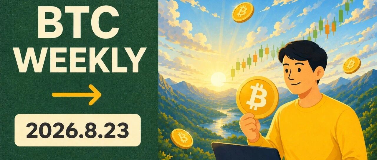 BTC WEEKLY 260823 抄底2026（二十三）：一根大阳线大饼起飞，反转确认了吗？